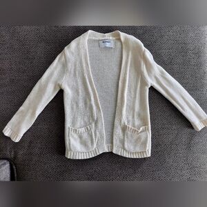 Old Navy Girls Biege Open Front Cardigan Sweater, 4t